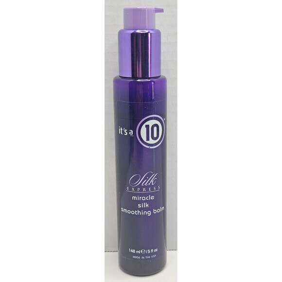 It's A 10 Silk Express Miracle Silk Smoothing Balm 5 Oz 148ml Pump Bottle - Picture 1 of 2